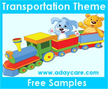 Transportation Theme Preschool Activities