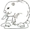 Groundhog Coloring Page