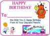 Birthday Card Childcare Form