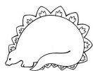 Dinosaur – Toddler Coloring Page